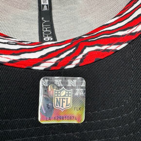 New Era Kansas City Chiefs Mesh Snapback Hat Red White 9FORTY NFL Trucker Cap - Picture 9 of 12